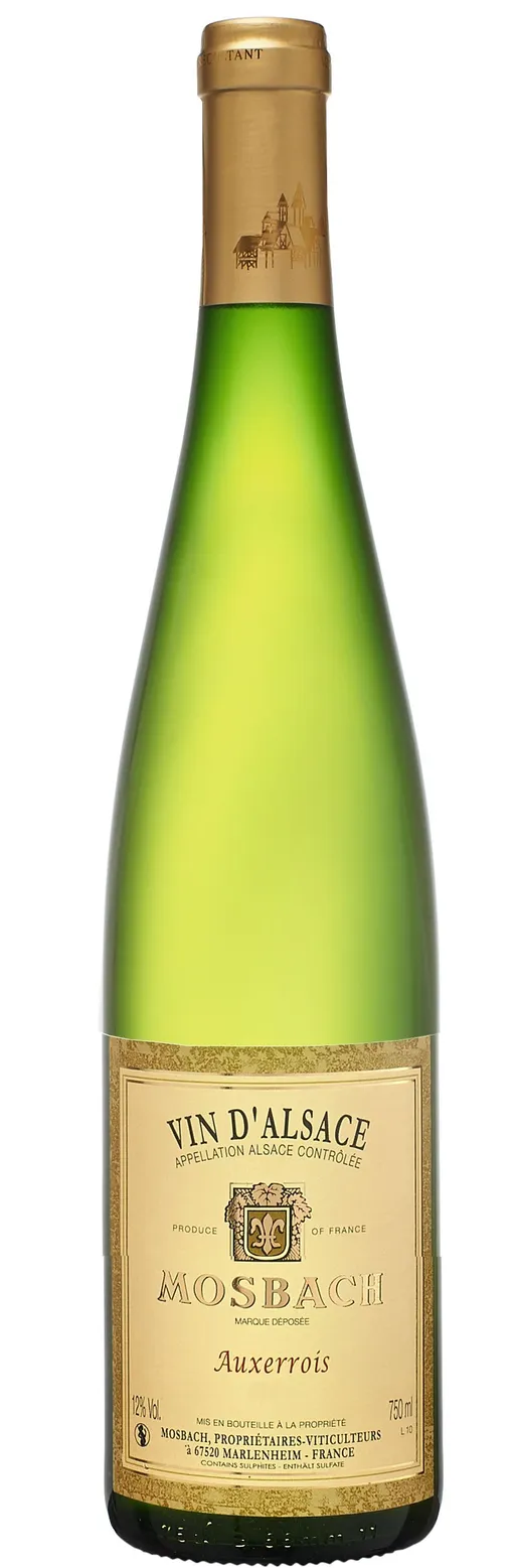 EARL MOSBACH (MARLENHEIM) Auxerrois Mosbach, White, 2018, Alsace ou Vin d'Alsace. Bottle image