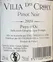 So Vignerons Villa Des Croix, Red, 2020, Pays d'Oc. Back label