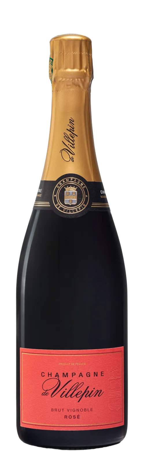CHAMPAGNE DE VILLEPIN (BOURSAULT), Brut Vignoble Rosé, Rosé, NV, Champagne. Bottle image