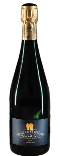 Champagne Jacques COPIN, Tradition, Blanc, NV, Champagne. Image de la bouteille