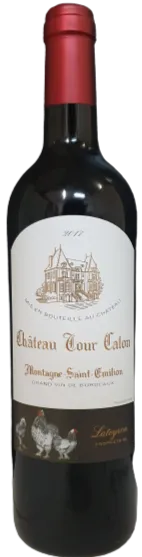 SCEA PAUL ET CLAUDE LATEYRON Château Tour Calon Classic, Rot, 2017, Montagne-Saint-Emilion. Flaschenabbildung