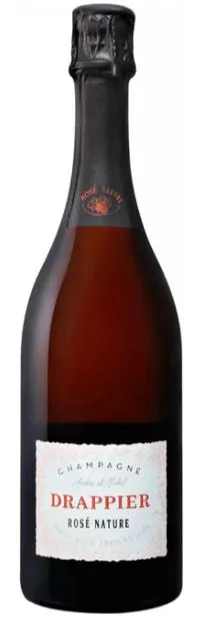 Champagne Drappier, Rosato, NV, Champagne. Immagine della bottiglia