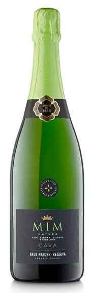 VINS EL CEP SL MIM NATURA, Reserva, White, 2018, Cava. Bottle image