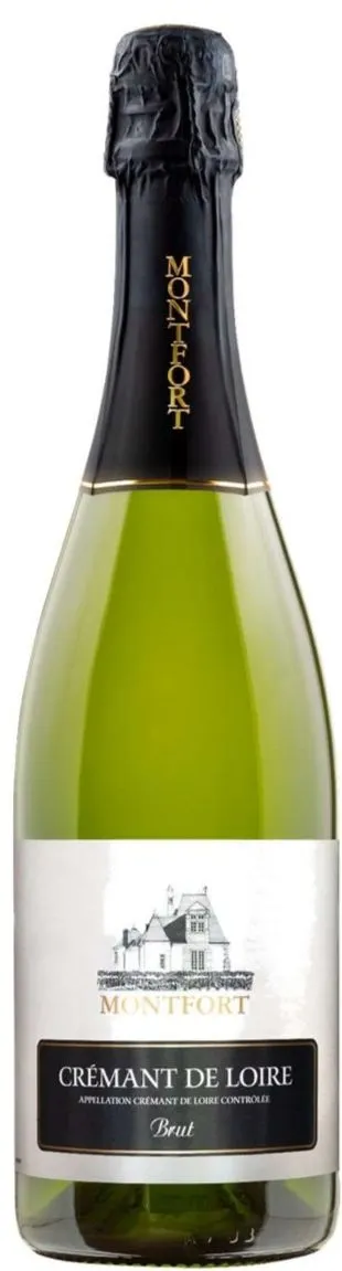 CHATEAU DE MONTFORT (NARBONNE) Château de Montfort, Blanc, NV, Crémant de Loire. Image de la bouteille