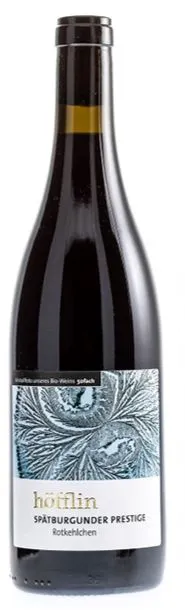 Weingut Höfflin, Spätburgunder Prestige Rotkehlchen, Red, 2013, Badischer Landwein. Bottle image