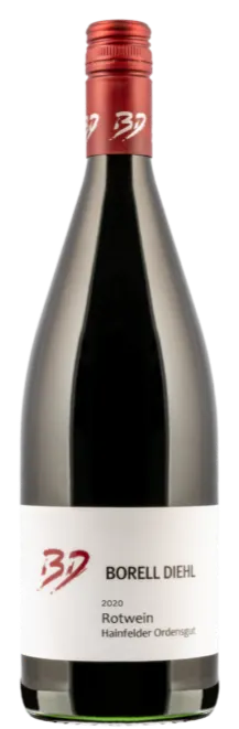Borell-Diehl, Hainfelder Ordensgut, Red, 2020, Pfalz. Bottle image