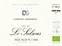 DOMAINE GARRABOU LE SALSOUS, Red, 2021, Haute Vallée de l'Aude. Front label