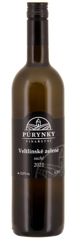 Purynky winery, Grüner Veltliner, Blanco, 2022, moravské. Imagen de botella