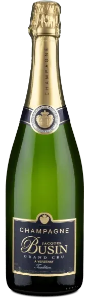 Champagne Jacques Busin, Tradition, Blanc, NV, Champagne grand cru. Image de la bouteille