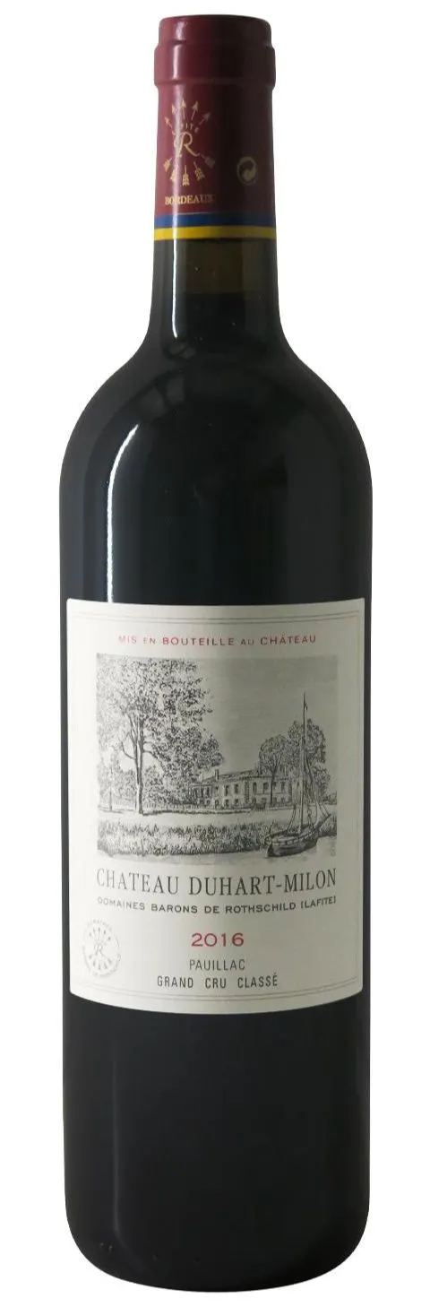 Château Duhart-Milon, Quatrième Cru Classé, Rosso, 2016, Pauillac. Immagine della bottiglia