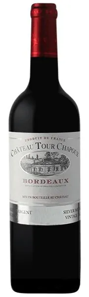 EARL DES VIGNOBLES COMIN (SAINT-ANTOINE-DU-QUEYRET) Chateau Tour Chapoux, Rosso, 2014, Bordeaux. Immagine della bottiglia