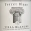 SCEA LA MADONE (MONTIRAT) Villa Blanche, Terret Blanc, Bianco, 2021, Côtes de Thau. Etichetta frontale
