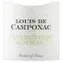 LES GRANDS CHAIS DE FRANCE (LANDIRAS) Louis De Camponac, Sauvignon Blanc Ugni Blanc, White, 2021. Front label