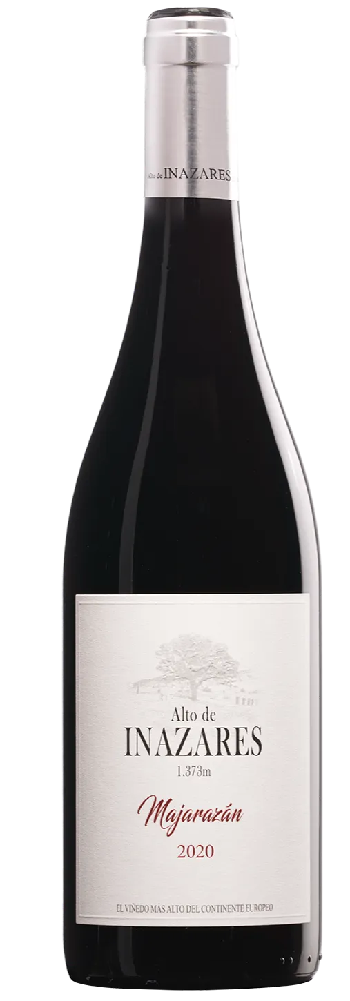 VIÑAZARES SOCIEDAD LIMITADA. Alto de Inazares Cota 1.373 Metros, Majarazán, Red, 2020. Bottle image
