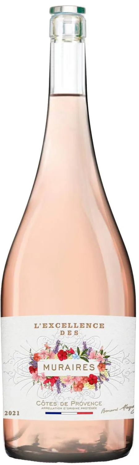 BERNARD MAGREZ-VIGNOBLES MAGREZ (PESSAC) L'Excellence des Muraires, Rosé, 2021, Côtes de Provence. Image de la bouteille